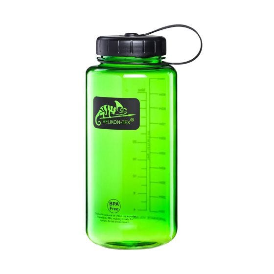 Botella Helikon Wide Mouth Tritan 1 L - Verde / Negro