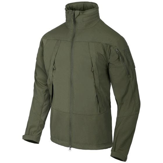 Chaqueta Helikon Blizzard con StormStretch en Taiga Green