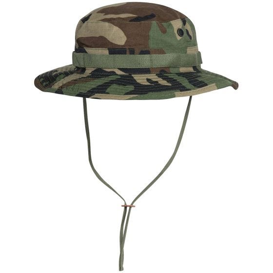 Gorro de pescador Helikon Ripstop de polialgodón - US Woodland
