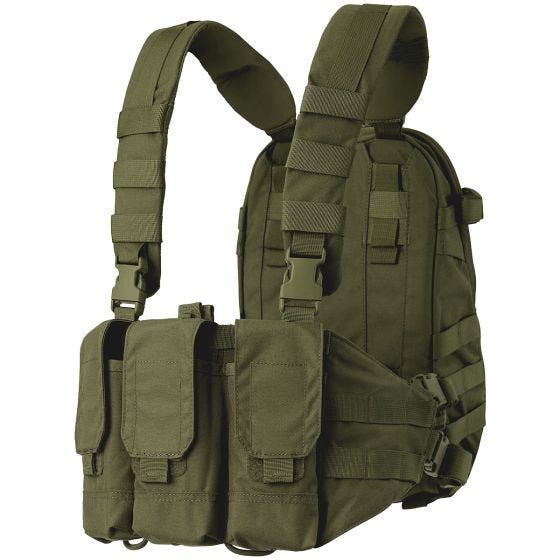 Chaleco táctico Helikon Chicom - Verde aceituna