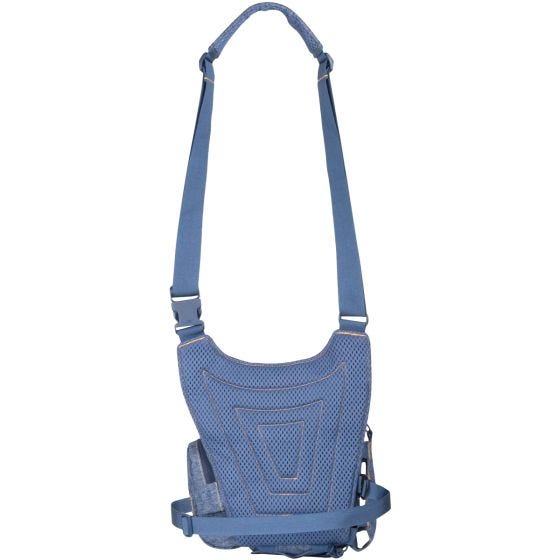 Bolsa bandolera para uso diario Helikon jaspeada en azul
