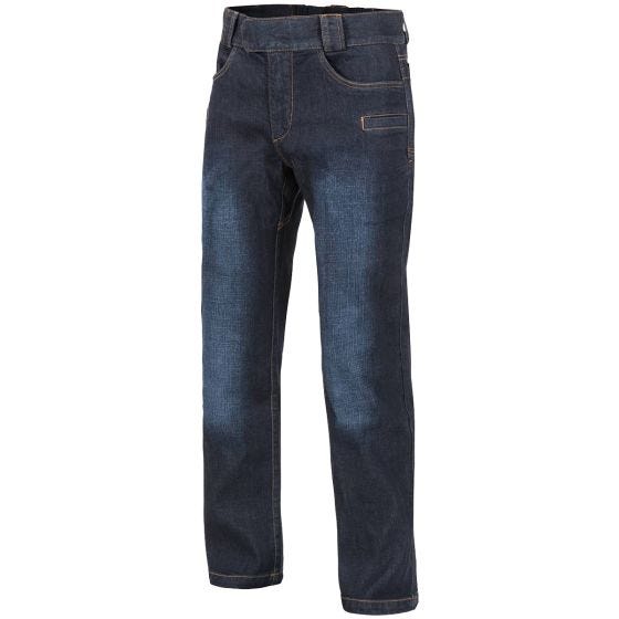 Tejanos tácticos Helikon Greyman en azul vaquero semioscuro