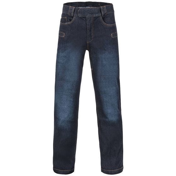 Tejanos tácticos Helikon Greyman en azul vaquero semioscuro