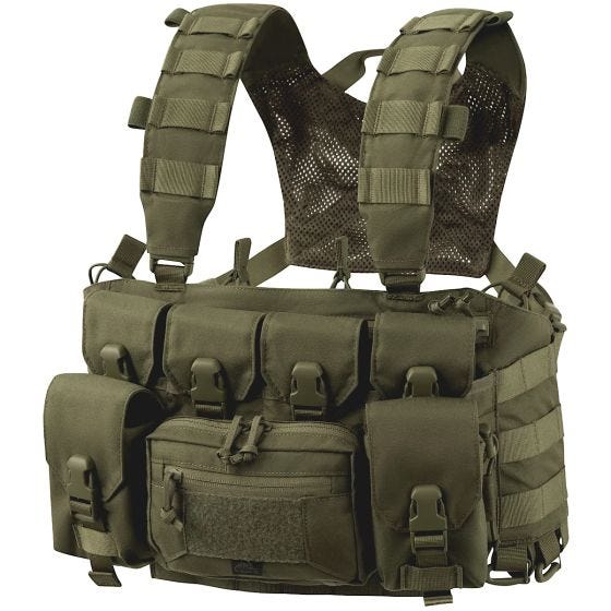 Chaleco táctico Helikon Guardian Recce - Verde aceituna