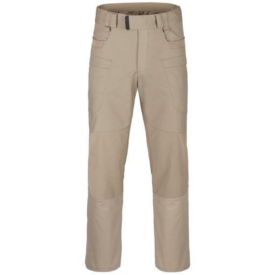 Pantalones tácticos de Ripstop de polialgodón Helikon Hybrid en caqui
