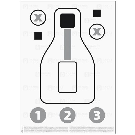 Hojas de tiro al blanco Helikon PXQT (100 unidades)