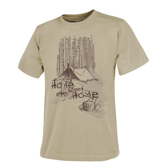 Camiseta Helikon Home Sweet Home - Caqui