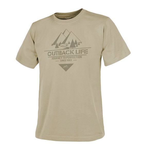 Camiseta Helikon Outback Life - Caqui