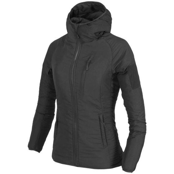 Cazadora con capucha Helikon WolfHound Para mujer - Negro