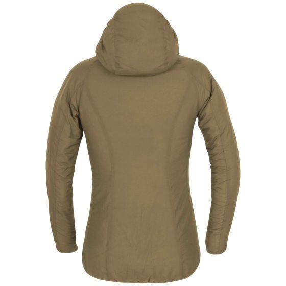 Cazadora con capucha Helikon WolfHound Para mujer - Coyote