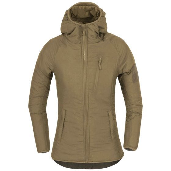 Cazadora con capucha Helikon WolfHound Para mujer - Coyote