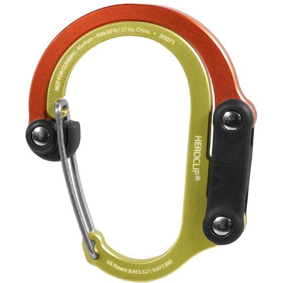 Mosquetón Heroclip Medium Gear - Fireball