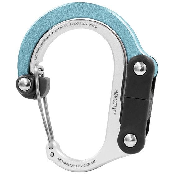 Mosquetón Heroclip Mini Gear - Sea Grass