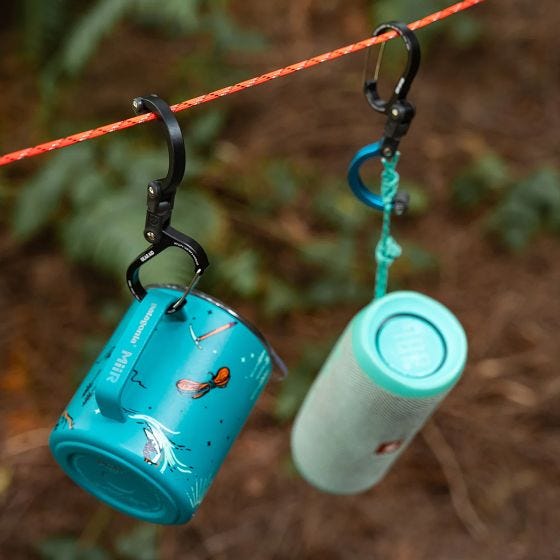 Mosquetón Heroclip Mini Gear - Sea Grass