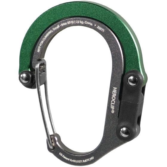 Mosquetón Heroclip Small Gear - Forest Green