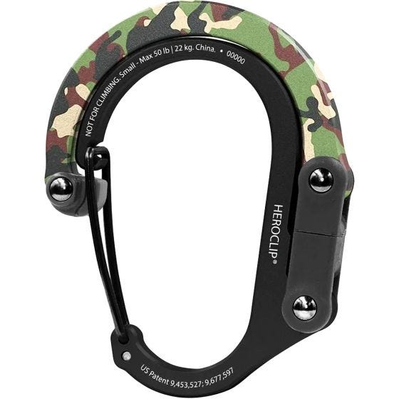 Mosquetón Heroclip Small Gear - Woodland Hero