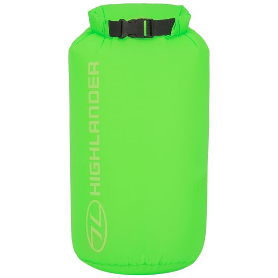 Funda impermeable Highlander X-Light de 8 litros en Lime Green