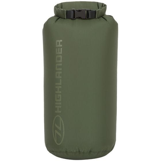Funda impermeable Highlander X-Light de 8 litros en Verde Oliva