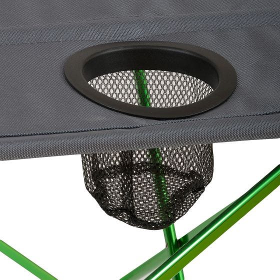 Mesa de camping plegable Highlander Ayr - Verde/Gris