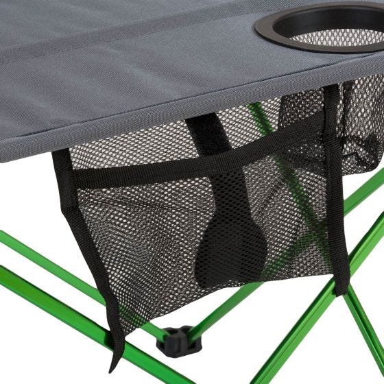 Mesa de camping plegable Highlander Ayr - Verde/Gris