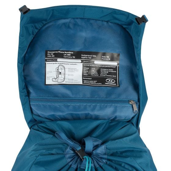 Mochila de los hombres Highlander Ben Nevis 52 L - Petrol