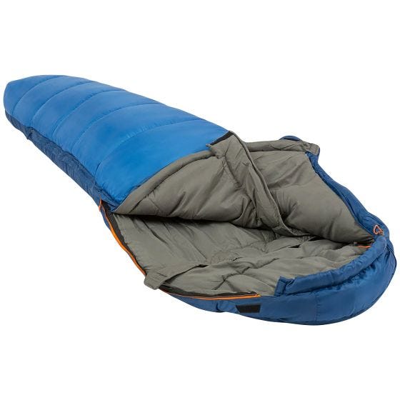 Saco de dormir estilo momia Highlander Echo 400 - Azul