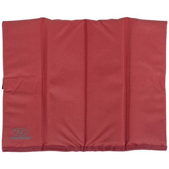 Almohadilla para asiento Highlander plegable en rojo