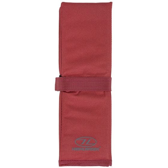 Almohadilla para asiento Highlander plegable en rojo