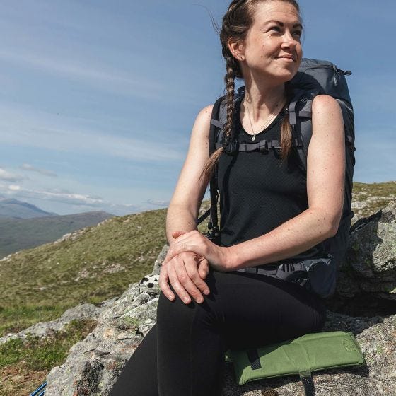 Almohadilla para asiento plegable Highlander - Añil