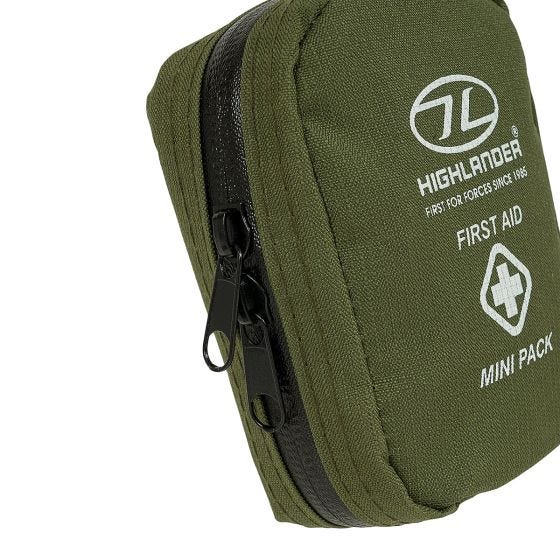 Set de primeros auxilios Highlander Forces First Aid Mini en verde oliva
