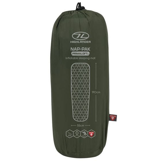 Esterilla Highlander Nap-Pak Primaloft - Oliva