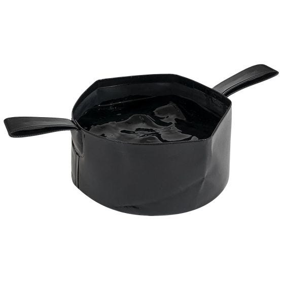 Bol plegable Highlander PVC 4 L - Negro