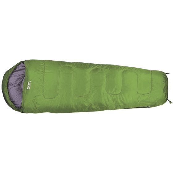Saco de dormir estilo momia Highlander Sleepline Junior 300 - Lime
