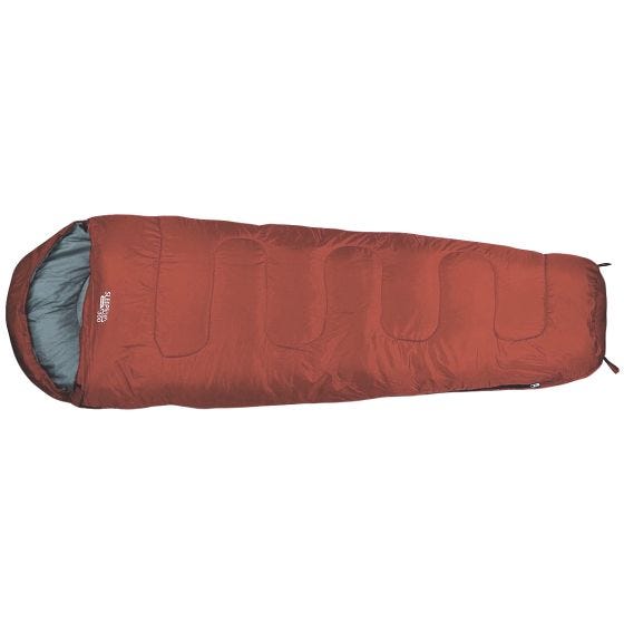 Saco de dormir estilo momia Highlander Sleepline Junior 300 - Rojo