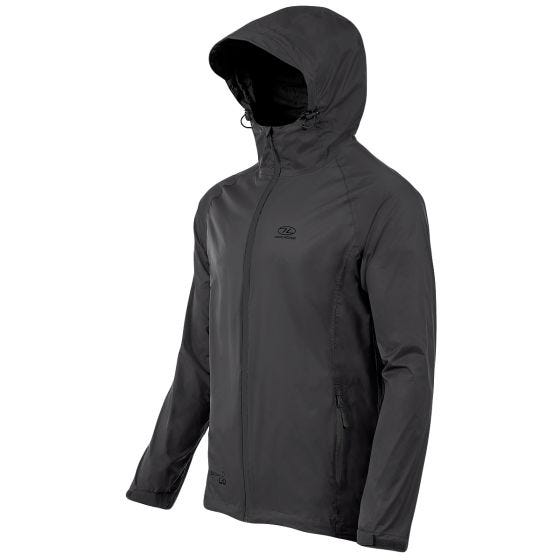 Chaqueta empaquetable Highlander Stow & Go - Negro