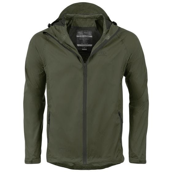 Chaqueta empaquetable Highlander Stow & Go - Oliva