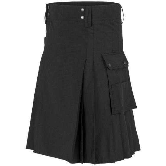 Kilt escocesa Highlander Combat en Nero