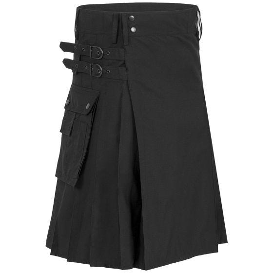 Kilt escocesa Highlander Combat en Nero
