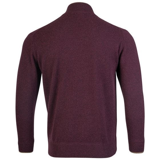 Suéter de cuello con cremallera Jack Pyke Ashcombe - Plum