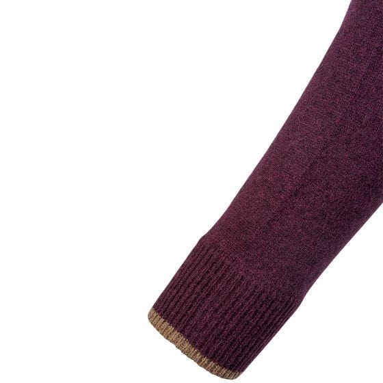 Suéter de cuello con cremallera Jack Pyke Ashcombe - Plum