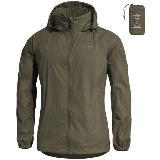 Cazadora impermeable Pentagon Cloudburst Packable Women - RAL 7013