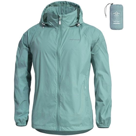 Cazadora impermeable Pentagon Cloudburst Packable Women - Mint