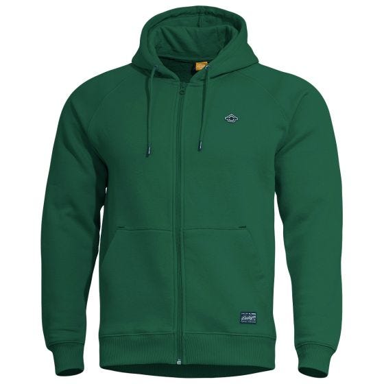 Sudadera con cremallera y capucha Pentagon Phaeton - SpringBok Green