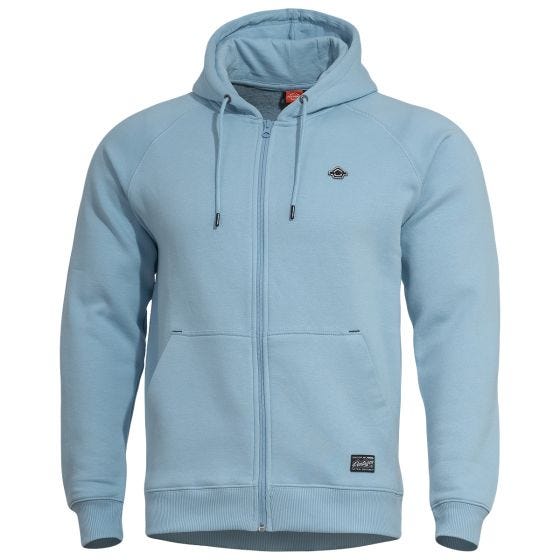 Sudadera con cremallera y capucha Pentagon Phaeton - Lagoon Blue
