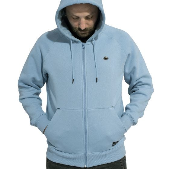 Sudadera con cremallera y capucha Pentagon Phaeton - Lagoon Blue