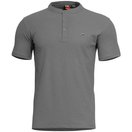 Camiseta Pentagon Levantes Henley en Wolf Grey