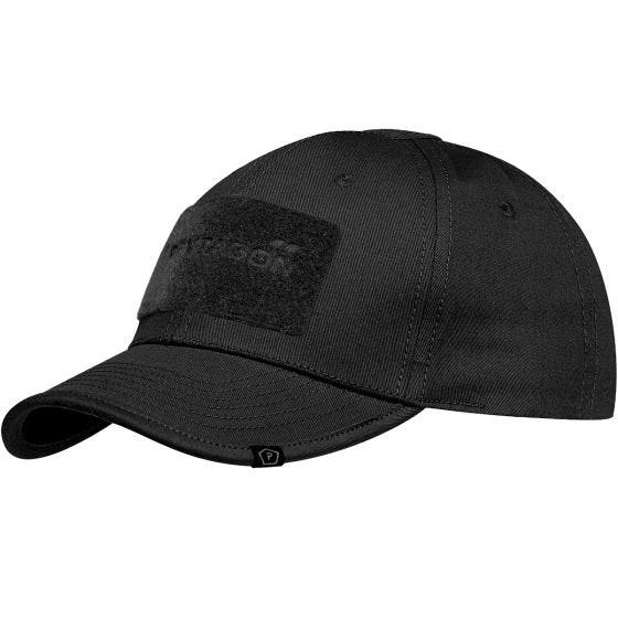 Gorra de béisbol Pentagon Tactical 2.0 de sarga en negro