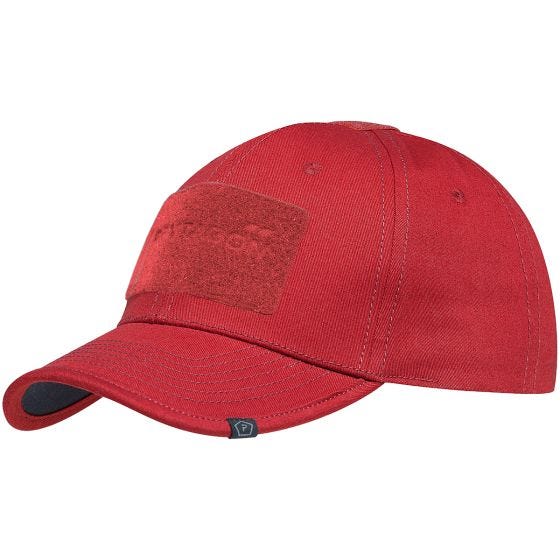 Gorra de béisbol Pentagon Tactical 2.0 de sarga en rojo