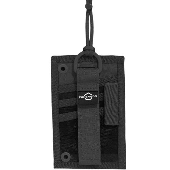 Billetera Pentagon ID Card Holder - Negro