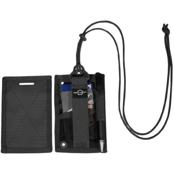 Billetera Pentagon ID Card Holder - Negro